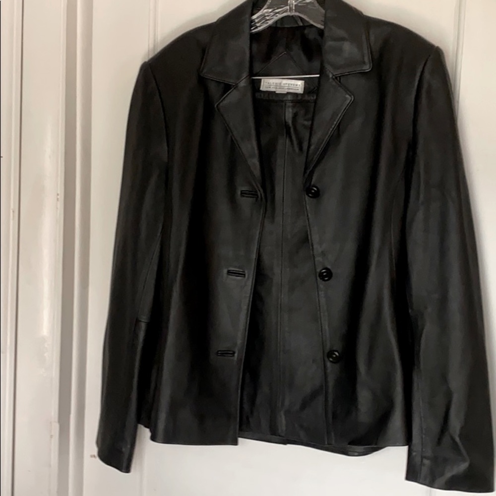 Leather suit